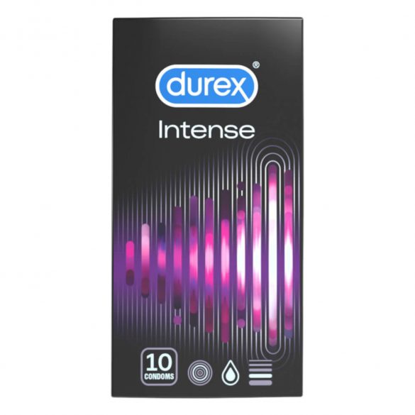 Durex Intense - rebrasti in pikčasti kondomi (10 kosov) - 