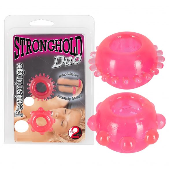 You2Toys - Gel Penis Ring Duo - Roza 