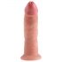 King Cock 9 - dildo z objemko (23 cm) - naravni 