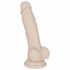 You2Toys - Silikonski dildo z objemko - srednji (naravni) 