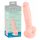 Medicinski - medicinski silikonski dildo (18 cm) - naravni 