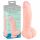 Medicinski - medicinski silikonski dildo (20 cm) - naravni 