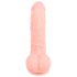 Medicinski - medicinski silikonski dildo (20 cm) - naravni 