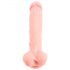 Medicinski - medicinski silikonski dildo (24 cm) - naravni 