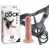 King Cock Strap-on 6 - strap-on dildo - naravni 