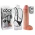 King Cock Strap-on 11 - votli dildo s pasovi za pripenjanje (28 cm)