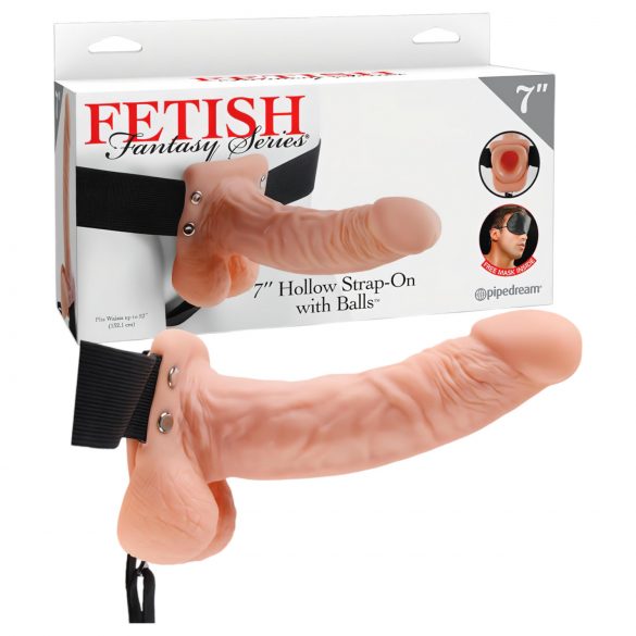 Fetiš Strap-on 7 - strap-on dildo (naravni) 