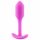 / b-vibe Snug Plug 1 - analni dildo z notranjo utežjo (55 g) - roza 