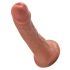 Dildo King Cock 6 (15 cm) - rjav 