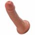 Dildo King Cock 6 (15 cm) - rjav 