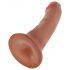 Dildo King Cock 6 (15 cm) - rjav 