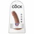 Dildo King Cock 6 (15 cm) - rjav 