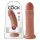 King Cock 8 dildo (20 cm) - temno naravna