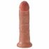 King Cock 8 dildo (20 cm) - temno naravna