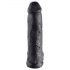 Kralj Čok 12 veliki dildo z moda (30 cm) - črni