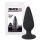 Black Velvet Heavy - 40g analni dildo (črn) 