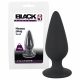 Black Velvet Heavy - 40g analni dildo (črn) 