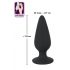 Black Velvet Heavy - 40g analni dildo (črn) 