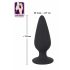 Black Velvet Heavy - 40g analni dildo (črn) 