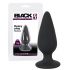 Black Velvet Heavy - 75g analni dildo (črn) 