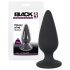 Black Velvet Heavy - 75g analni dildo (črn) 