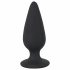 Black Velvet Heavy - 75g analni dildo (črn) 