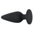 Black Velvet Heavy - 75g analni dildo (črn) 