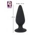 Black Velvet Heavy - 75g analni dildo (črn) 