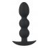 Black Velvet Heavy - 145g sferični analni dildo (črn) 