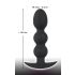 Black Velvet Heavy - 145g sferični analni dildo (črn) 