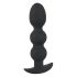 Black Velvet Heavy - 145g sferični analni dildo (črn) 