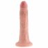 Dildo King Cock 7 (18 cm) - naravni 