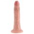 Dildo King Cock 7 (18 cm) - naravni 