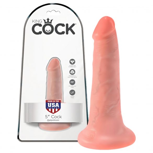 Dildo King Cock 5 (13 cm) - naravni 