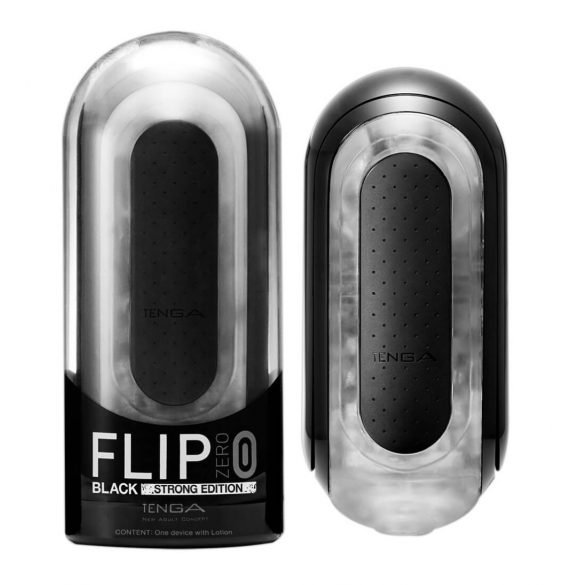 TENGA Flip Zero - Super masažni turbo polnilnik (črn) 