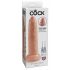 King Cock 9 - realistični dildo (23 cm) - naravna