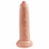 King Cock 9 - realistični dildo (23 cm) - naravna