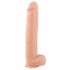 realisticixxx Giant 3XL - tapadotaped realistični veliki dildo (42cm) - naravni 