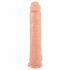 realisticixxx Giant 3XL - tapadotaped realistični veliki dildo (42cm) - naravni 