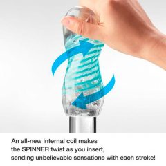 TENGA Spinner Tetra - masturbator za večkratno uporabo