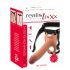 Realistixxx Strap-on - strap-on, votel, realističen dildo (naravni) 