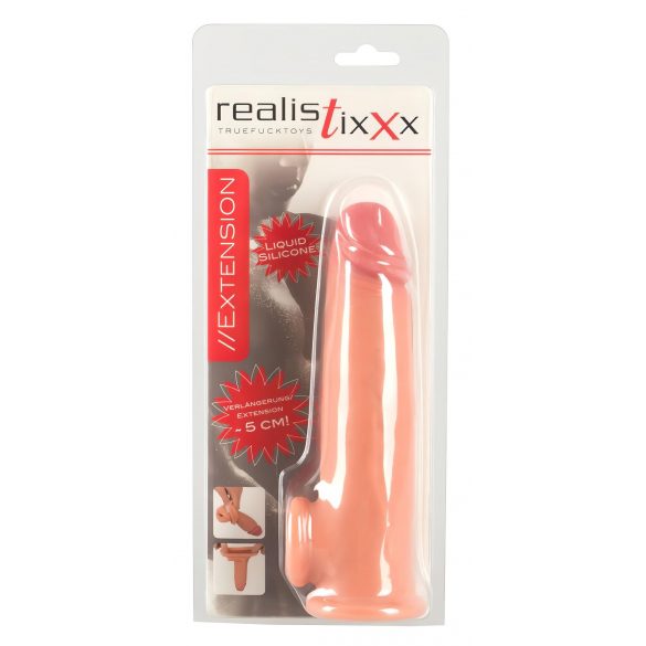 Realistixxx - podaljšek za penis - 19 cm (naravni) 