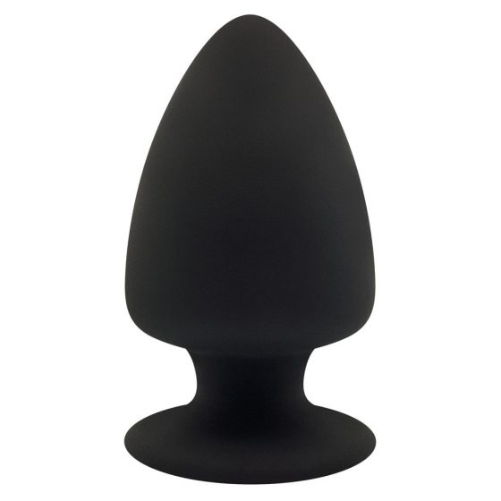 Silexd M - upogljivi analni dildo - 11 cm (črn)