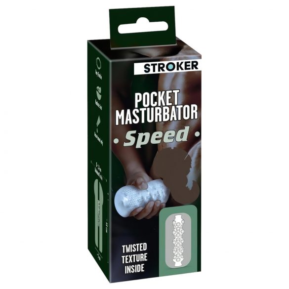 STROKER Speed - umetni anus masturbator (prozoren)