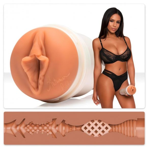 Fleshlight Autumn Falls Cream - realistična vagina (naravna) 