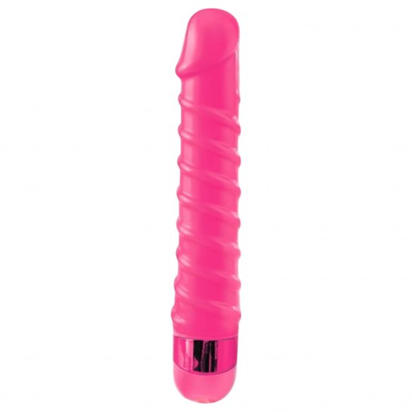 Classix Candy Twirl - spolni spiralni dildo (roza) 