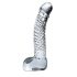 Icicles No. 61 - steklen dildo s penisom (prosojen) 