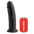 King Cock 10 - velik dildo z objemko (25 cm) - črn 