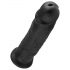 King Cock 10 - velik dildo s priseskom (25 cm) - črna