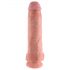 Kraljevski penis 11 - prisesalni dildo z moda (28 cm) - naraven